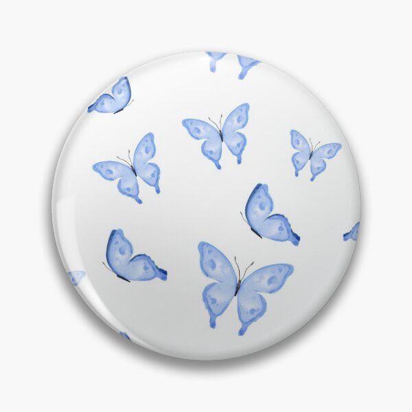 Item preview, Multiple Blue Butterflies sticker set designed and sold by ChriseryMerch.