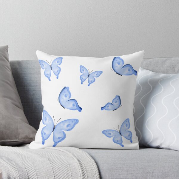 Item preview, Multiple Blue Butterflies sticker set designed and sold by ChriseryMerch.
