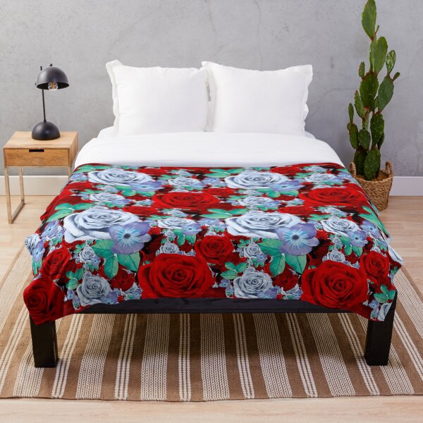 Item preview, Beautiful blue and red roses, valentines day, mothers day. designed and sold by docferds.