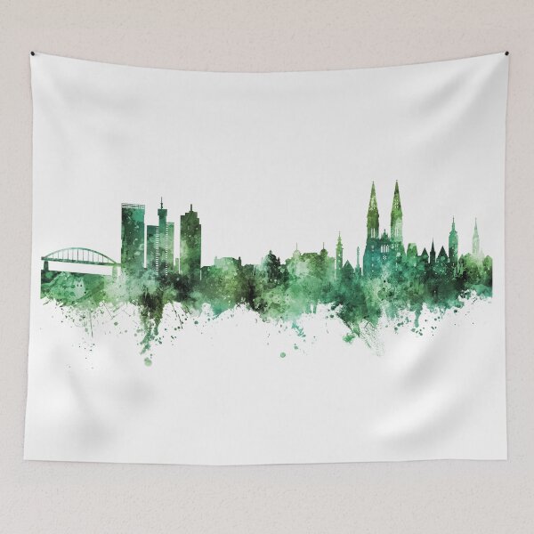Item preview, Zagreb Croatia Skyline designed and sold by ArtPrints.