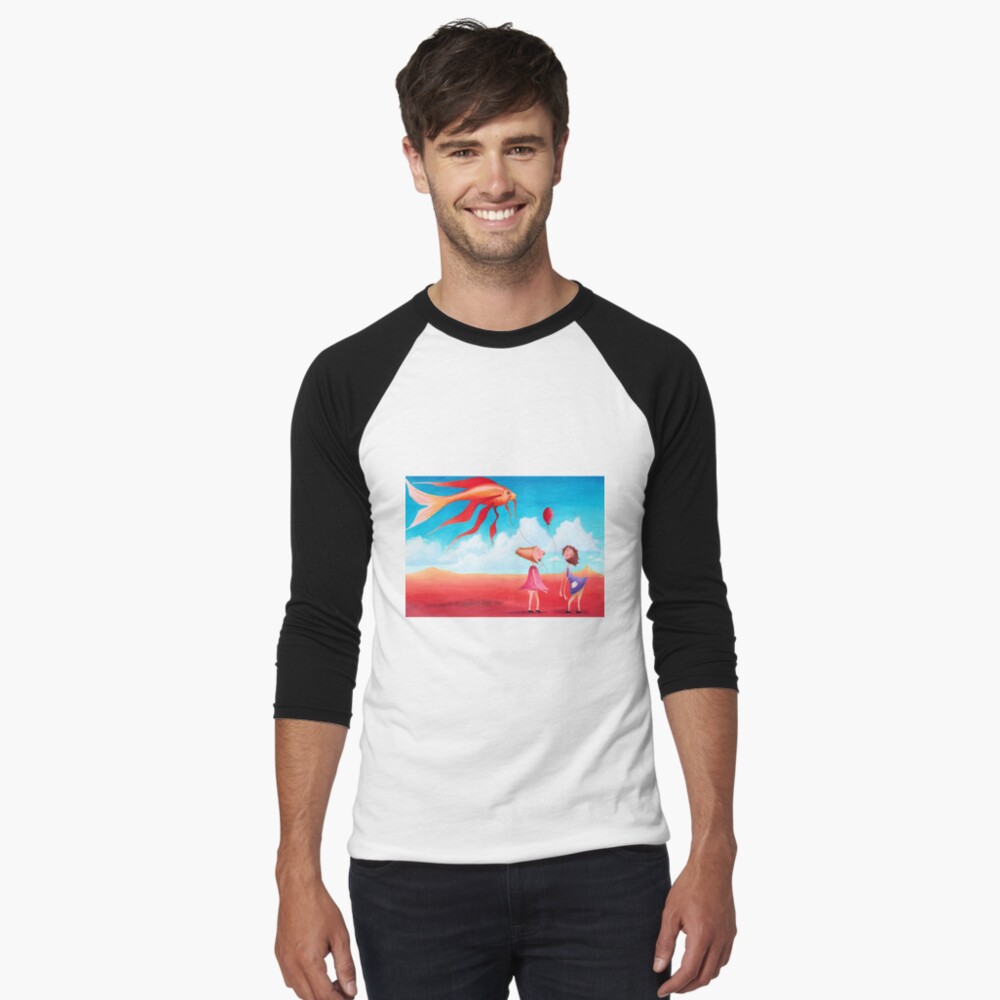 Item preview, Baseball ¾ Sleeve T-Shirt designed and sold by BeckmogArt.