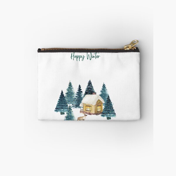 Item preview, Wintermood Happy Winter Cabin Illustration - Trendy Wintermood Wooden Cabin Design Gift Idea For Winter Lovers designed and sold by Prince - Bestseller ★★★★★.