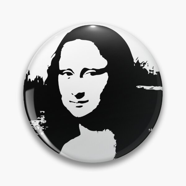 Item preview, Abstract Mona Lisa - BW1 designed and sold by BlackLineWhite.