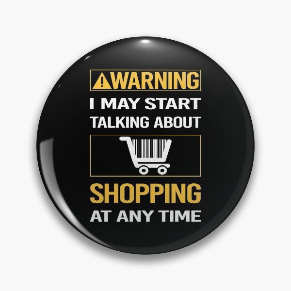Item preview, Funny Warning Shopping Shopper designed and sold by FulviaContreras.
