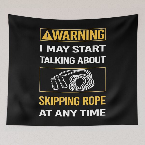 Item preview, Funny Warning Skipping rope designed and sold by FulviaContreras.