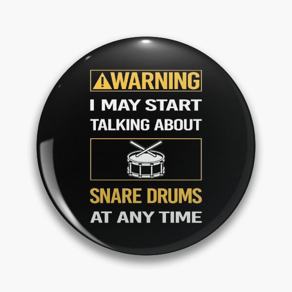 Item preview, Funny Warning Snare Drum Drums designed and sold by FulviaContreras.