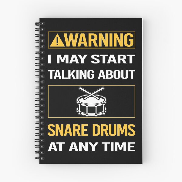 Item preview, Funny Warning Snare Drum Drums designed and sold by FulviaContreras.