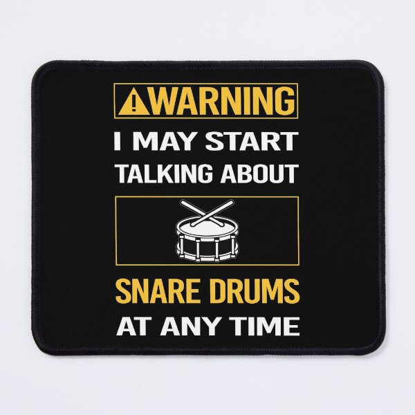 Item preview, Funny Warning Snare Drum Drums designed and sold by FulviaContreras.