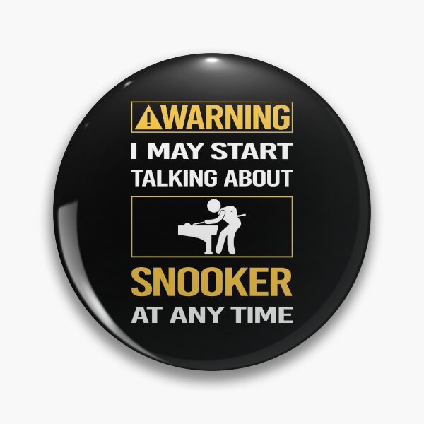 Item preview, Funny Warning Snooker designed and sold by FulviaContreras.