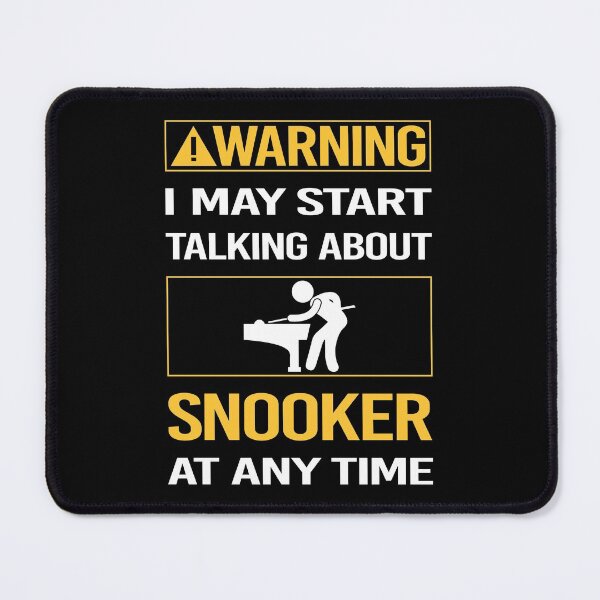 Item preview, Funny Warning Snooker designed and sold by FulviaContreras.