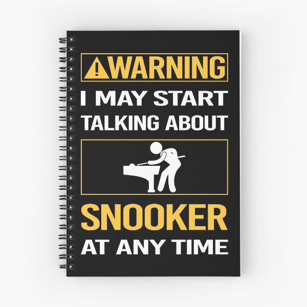 Item preview, Funny Warning Snooker designed and sold by FulviaContreras.