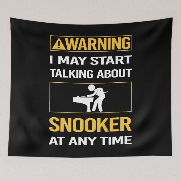 Item preview, Funny Warning Snooker designed and sold by FulviaContreras.