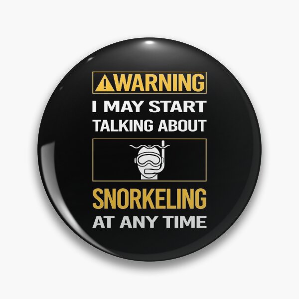Item preview, Funny Warning Snorkeling Snorkelling Snorkel Snorkeler designed and sold by FulviaContreras.