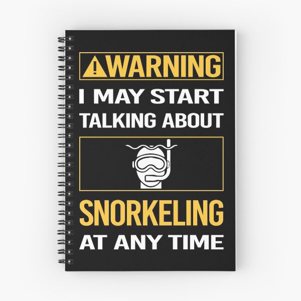 Item preview, Funny Warning Snorkeling Snorkelling Snorkel Snorkeler designed and sold by FulviaContreras.