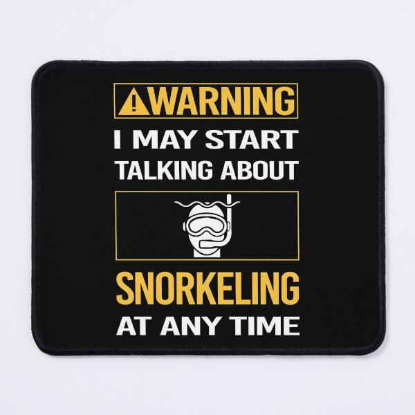 Item preview, Funny Warning Snorkeling Snorkelling Snorkel Snorkeler designed and sold by FulviaContreras.