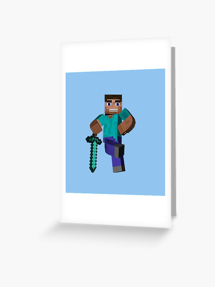 Cute Minecraft Creeper and Enderman Greeting Card for Sale by ddkart