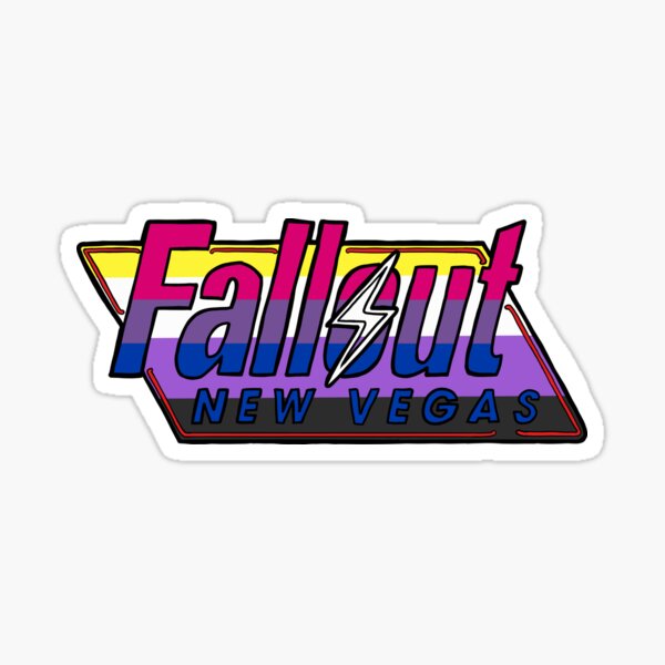 Artikel-Vorschau von Fallout: New Vegas inspiriertes Trans-Bisexuellen-Logo, designt und verkauft von Artbartcart.