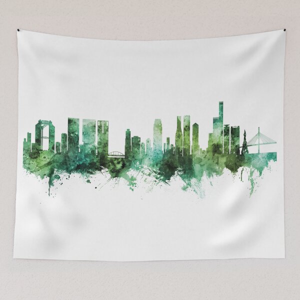 Item preview, Osaka Japan Skyline designed and sold by ArtPrints.