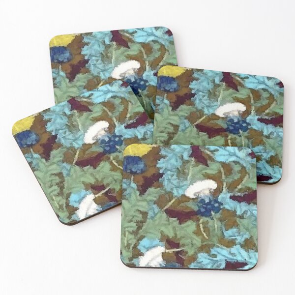 Item preview, Colorful Vintage Dandelions Abstract designed and sold by SaraValor.