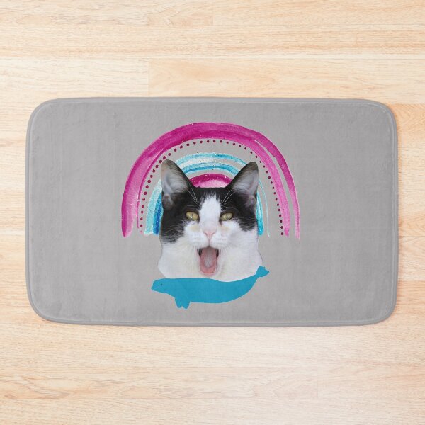 Item preview, Beluga Discord - Beluga Cat with Rainbow designed and sold by DiensDesign.