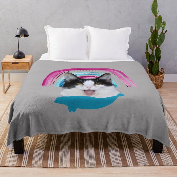 Item preview, Beluga Discord - Beluga Cat with Rainbow designed and sold by DiensDesign.