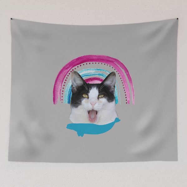 Item preview, Beluga Discord - Beluga Cat with Rainbow designed and sold by DiensDesign.