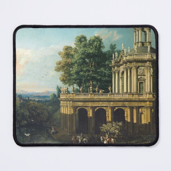 Item preview, Architectural Caprice with a Palace (1765) - Bernardo Bellotto designed and sold by SALON DES ARTS.