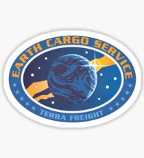 Earth Cargo Service Sticker