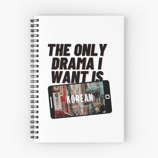 Item preview, The Only Drama I Want Is Korean With English Subtitles designed and sold by Doodlehub.