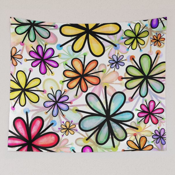 Item preview, Doodle Flowers designed and sold by AHthatIsNice.