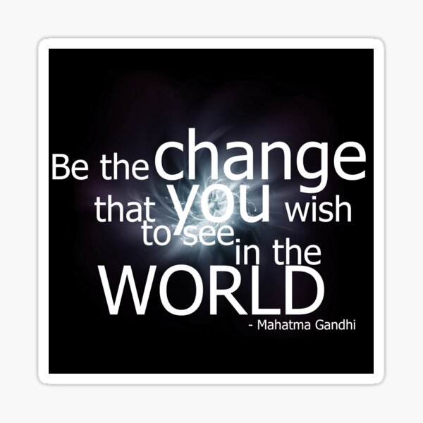 Item preview, Be the Change! designed and sold by MichaelaDrachen.