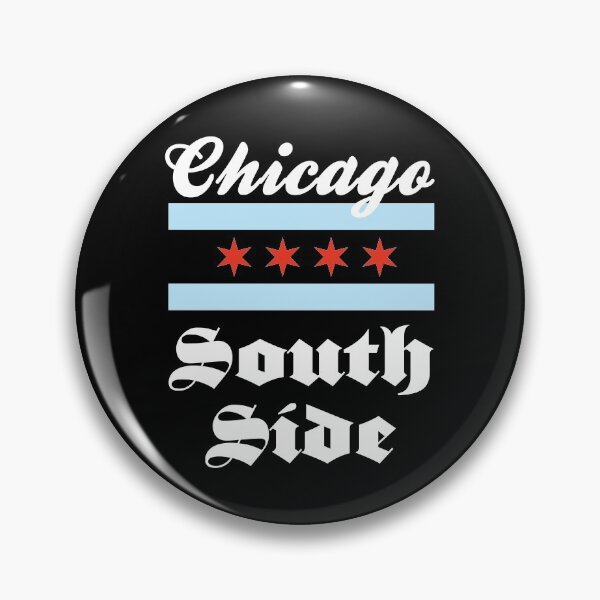 Item preview, Chicago South Side Flag Illinois USA Vintage Font designed and sold by SuperFreshArt.