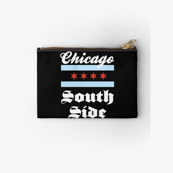 Item preview, Chicago South Side Flag Illinois USA Vintage Font designed and sold by SuperFreshArt.