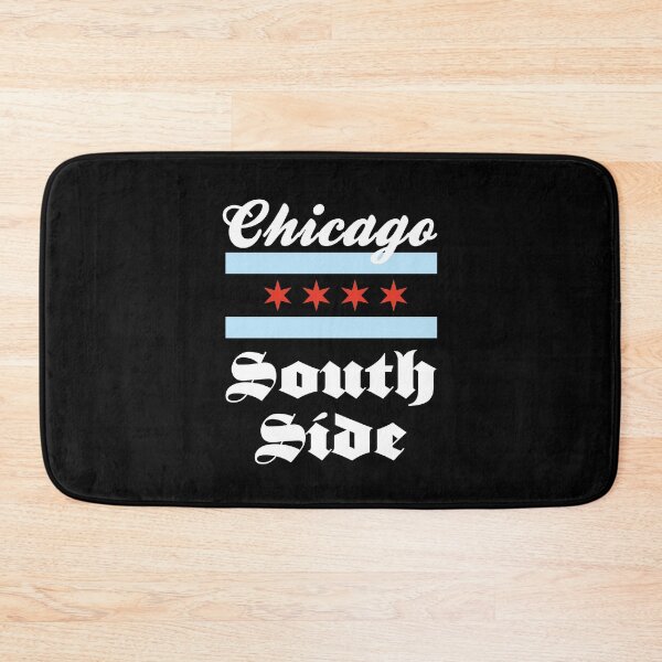 Item preview, Chicago South Side Flag Illinois USA Vintage Font designed and sold by SuperFreshArt.