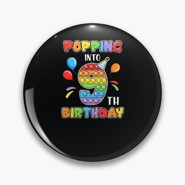 Item preview, Popping Into 9th Colorful Ninth Birthday Gifts For School Age Kids designed and sold by Master Jay.