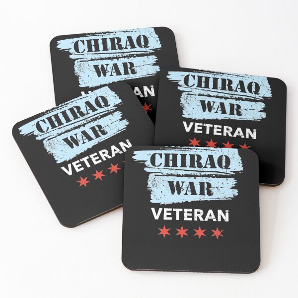 Item preview, Chiraq War Veteran Chicago Flag Illinois USA designed and sold by SuperFreshArt.