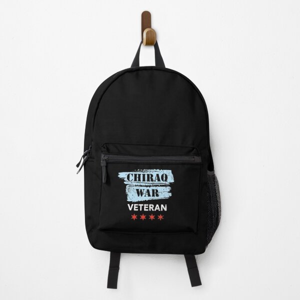 Item preview, Chiraq War Veteran Chicago Flag Illinois USA designed and sold by SuperFreshArt.
