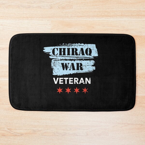 Item preview, Chiraq War Veteran Chicago Flag Illinois USA designed and sold by SuperFreshArt.