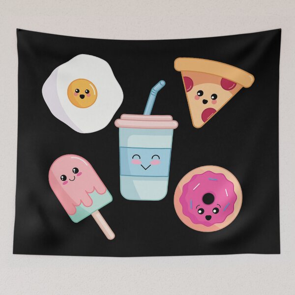 Item preview, Paquete de comida chatarra Kawaii designed and sold by Blok45.