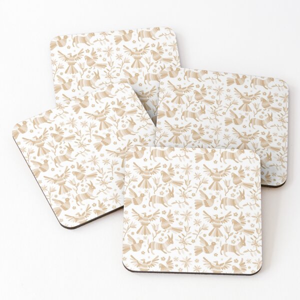 Item preview, otomi, beige otomi texture, neutral colors, mexican otomi, mexican art, light brown, mexican craft, mexican folk, otomi texture, mexican pattern, flowers, birds, animals, gray texture designed and sold by Terevela.