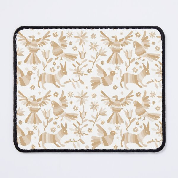 Item preview, otomi, beige otomi texture, neutral colors, mexican otomi, mexican art, light brown, mexican craft, mexican folk, otomi texture, mexican pattern, flowers, birds, animals, gray texture designed and sold by Terevela.