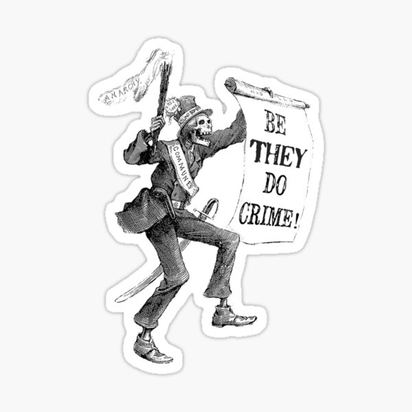 be-they-do-crime-sticker-for-sale-by-learnon-redbubble