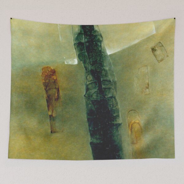 Artikelvorschau, Ohne Titel (Abstraktion) von Zdzislaw Beksinski entworfen und verkauft von ReimagineStore.