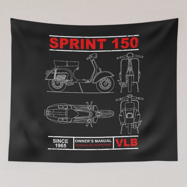 Item preview, Blueprint of the 150 Scooter designed and sold by rogue-design.