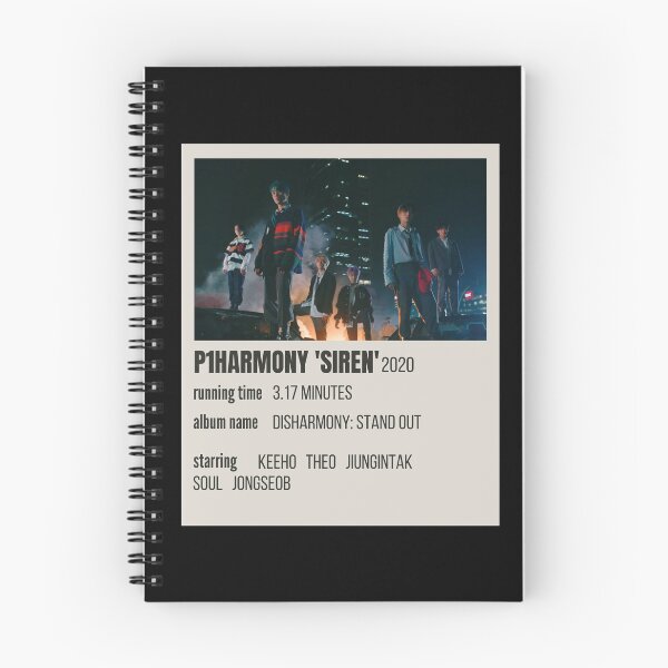 Item preview, P1harmony Siren Mv Poster designed and sold by puki-ycdi.