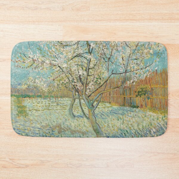 Item preview, Pink Peach Tree Spring Garden Painting designed and sold by livianasgifts.