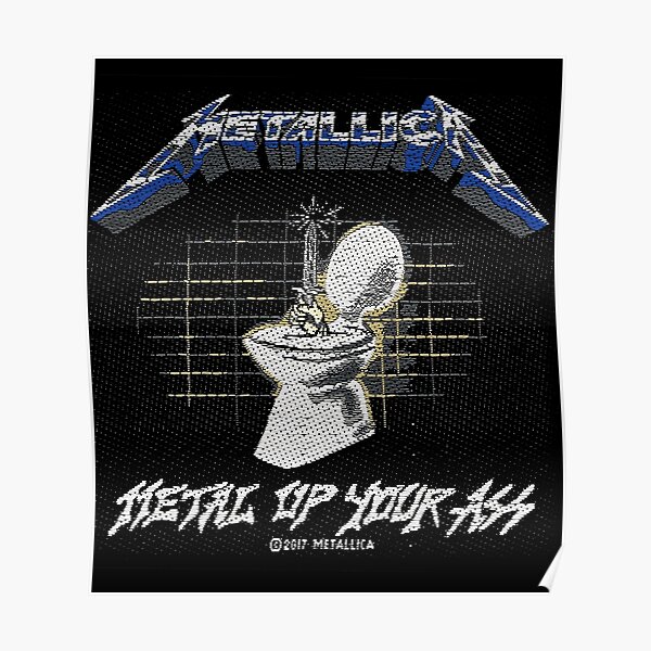 Metallica Metal Up Your Ass CUSTOM Baseball Jersey -   Worldwide Shipping