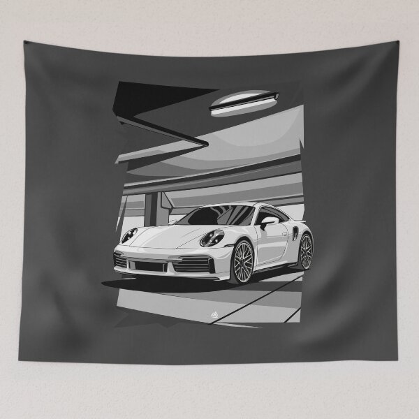 Item preview, 911 turbo illustration graphics designed and sold by Rocket Shock.