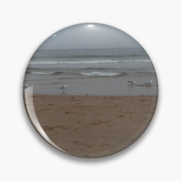 Item preview, Sandy Beach Landscape with Seagulls designed and sold by PegasusDesigns.
