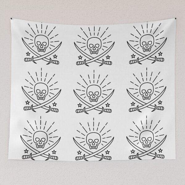 Item preview, Minimalist Art of the Black Skull. designed and sold by HybridoStore.